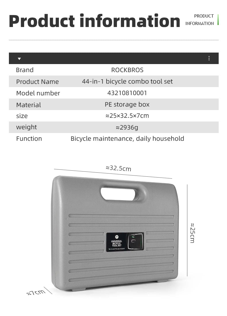 CAJA DE HERRAMIENTAS ROCKBROS