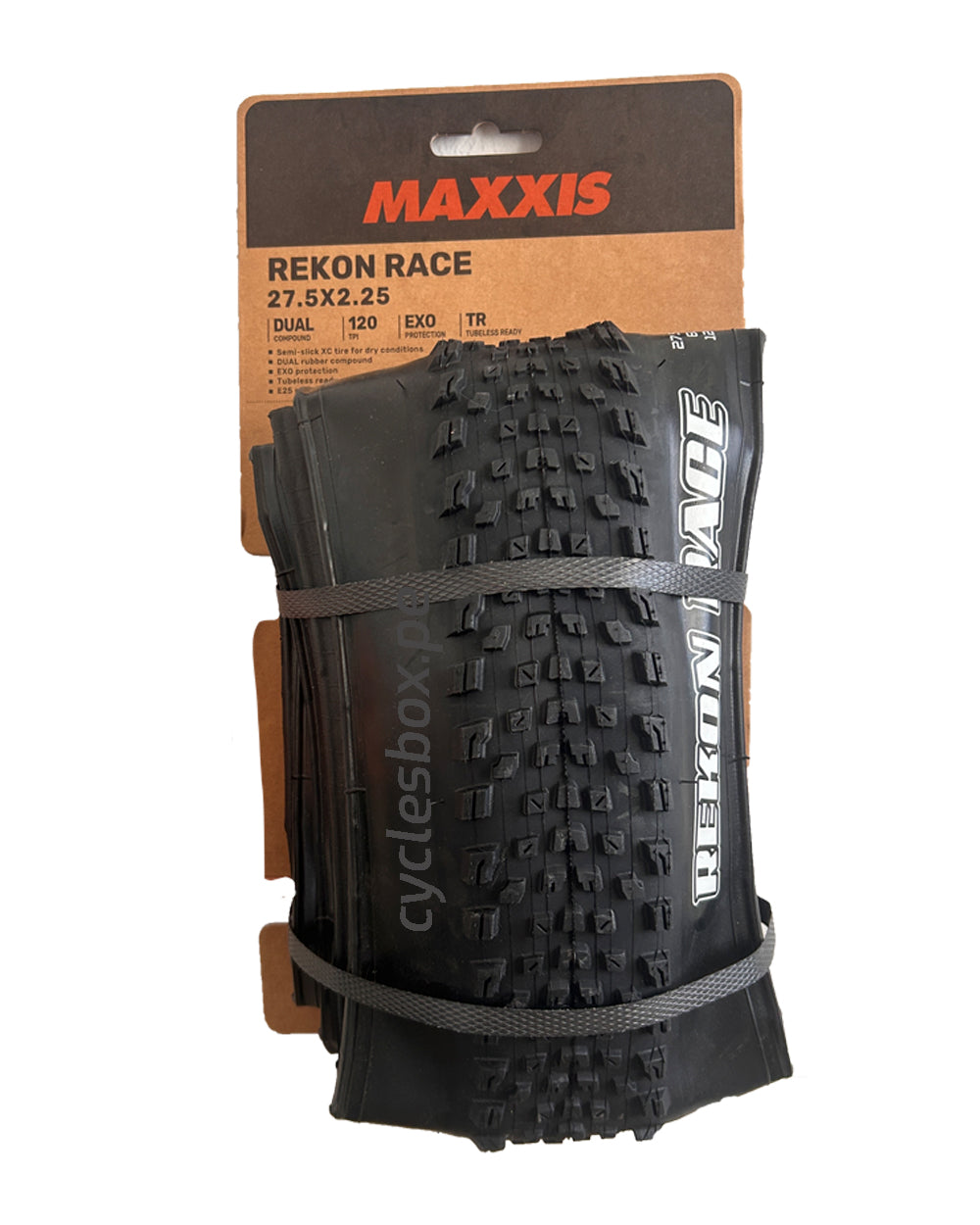 LLANTA MAXXIS MTB REKON RACE EXO/TR 120 TPI 60PSI- 27X2.25