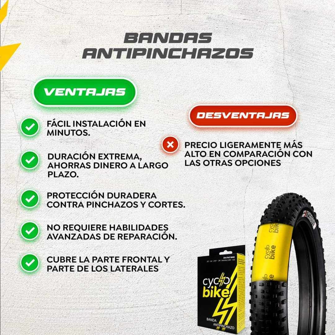 PACK BANDA ANTIPINCHAZO CYCLOBIKE-MTB